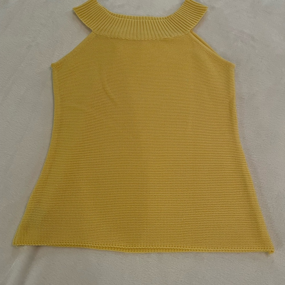 *2 for $15* Yellow Sleeveless Knit Top